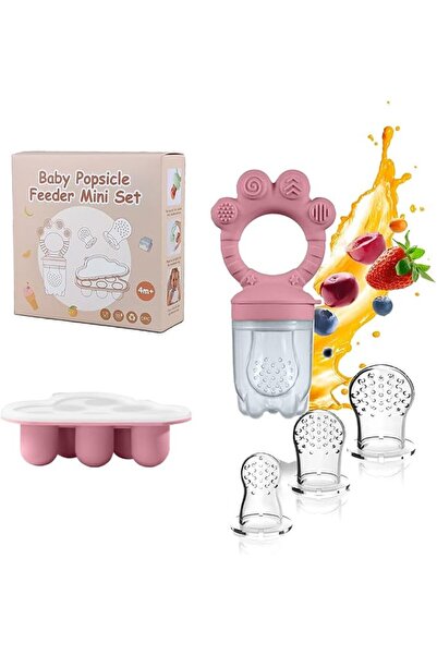 DMG TECH Baby Fruit Food Feeder, Breastmilk Popsicle Molds for Baby Teething ...