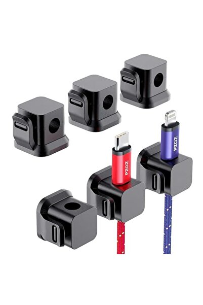 HASTHIP ® 6Pcs Cord Organizer, Adhesive Charger Cable Clips, Wire Holder Orga...