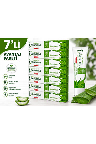 Epinafol diş macunu 7 li Aloe vera