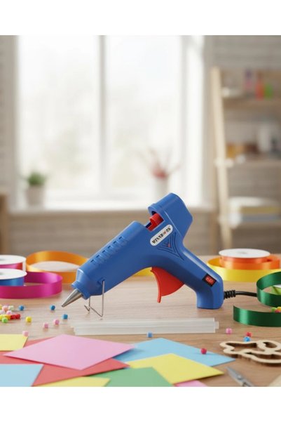ARNEER Mey İthalat® Ev Ve Hobi İçin 60 W Silikon Tabancası 11 Mm Uyumlu 5 Adet Hediye Silikon