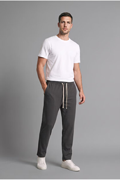 DeFacto Regular Fit Belted Lace-Up Sweatpants F0309Axdfb1