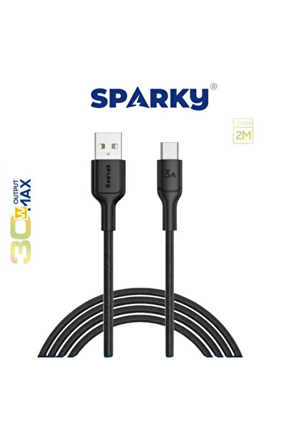 SPARKY سلك شاحن يو اس بي - تايب سي 2 متر SK-2507