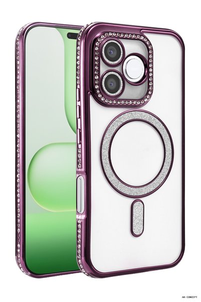 New Face Concepta Honor 600 Lite Joke Simli Magneticsafe Case - (132009) Deep...