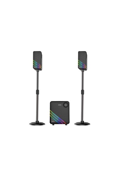 2+1 Ev Sinema Sistemi – Bluetooth + USB + SD Kart + AUX + Kumandalı