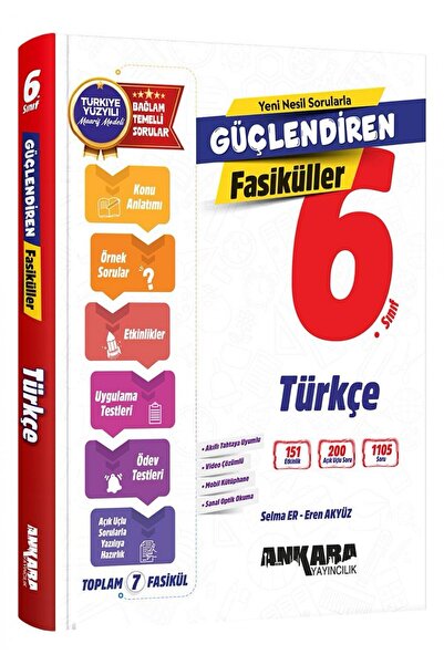 Ankara Yayıncılık 6. Sınıf Güçlendiren Türkçe Fasikül