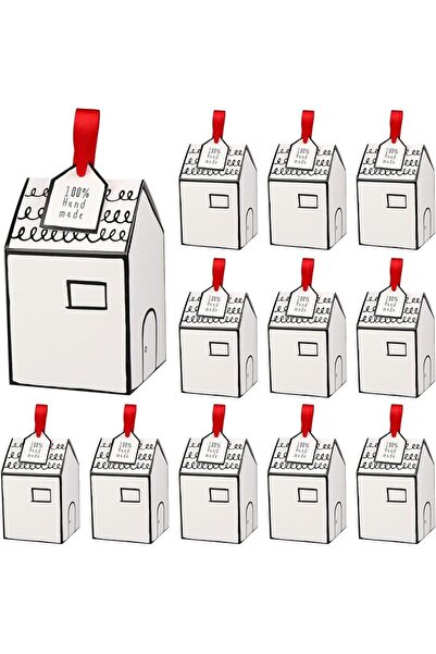 TERRIFI Gable Candy Treat Boxes, Small Goodie Gift Boxes Wedding Candy Boxes ...