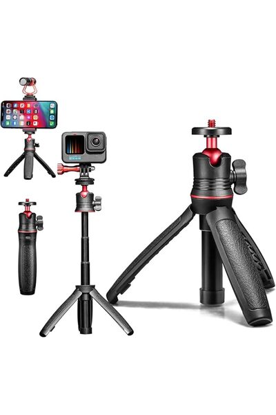Lukione متوافق مع GoPro Hero 9/10/11/12/13، عصا سيلفي قابلة للتمديد وحامل ثلا...