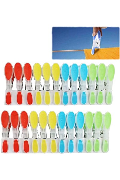 ELECDON Clothes Pegs Drying Strong Clips Laundry Home Pegs Windproof Clothes ...