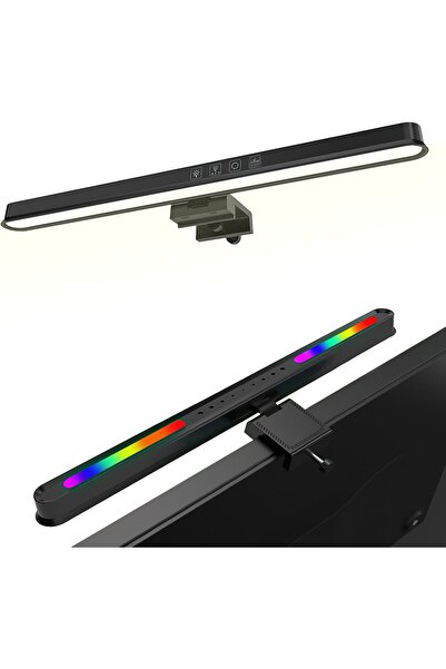 Morvena Picks Bară luminoasă pentru monitor - lumină de lucru cu LED-uri USB ...