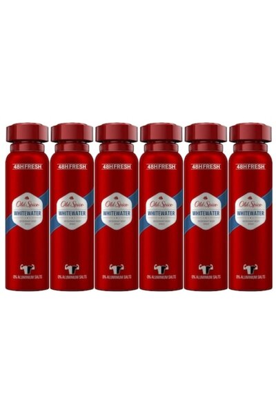 Old Spice Set de 6 x Deodorant 150ml Whitewater, Prospețime pe tot parcursul ...