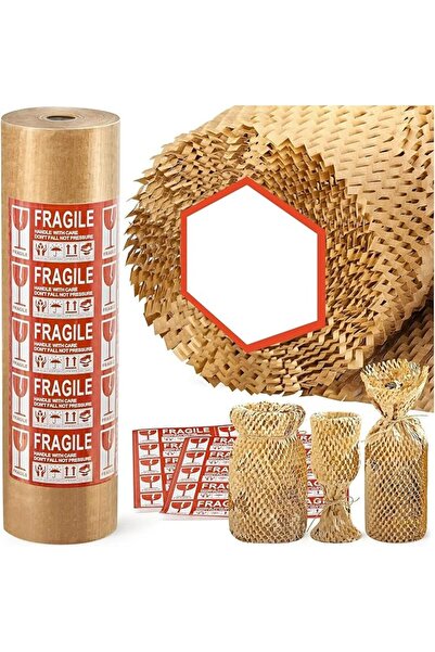 GENERAL Honeycomb Packing Paper, 15"x 164' Bubble Wrap for Shipping Moving Bu...