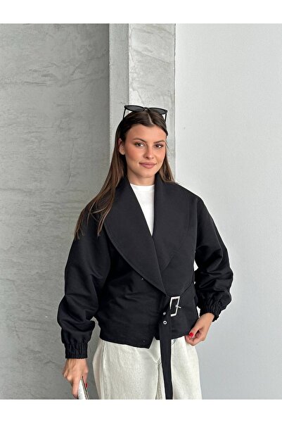 Ekim Store Διπλόστρωτο μπουφάν bomber με ζώνη