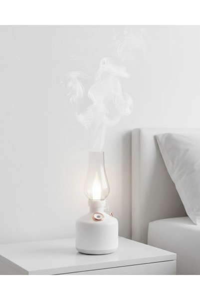 ARNEER Mey İthalat® Retro Gaz Lambası Tasarımlı Usb Şarjlı Aroma Difüzörü 280 Ml Nano Mist Nemlendirici