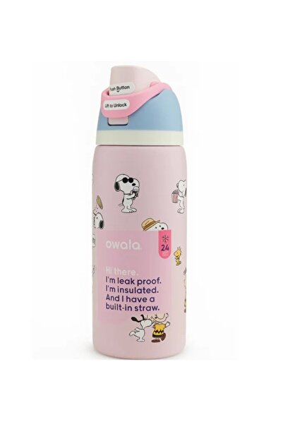 owala 32oz Insulated Stainless Steel Water Bottle with Straw Lid Leak-Resista...