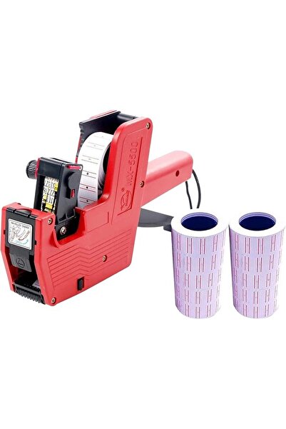 EACAM Price Gun with Labels Kit, 8 Digits Price Tag Machine Handheld Price La...