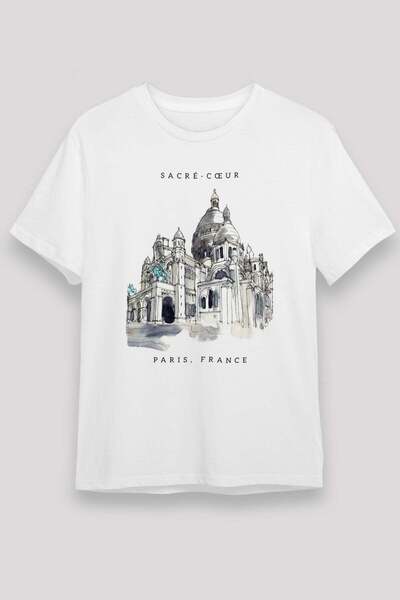 Darkhane Sacred Heart Basilica White Unisex T-Shirt T-Shirt