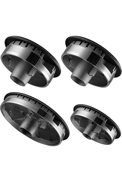 Amylove 4 Cooker Hat Set Oven Gas Hob Burner Crown Gas Stove Burner Caps Flam...