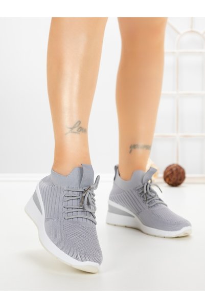 EMAS Pantofi sport dama gri din material textil Rosavia