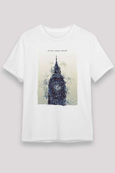 Darkhane Big Ben White Unisex T-Shirt T-Shirt
