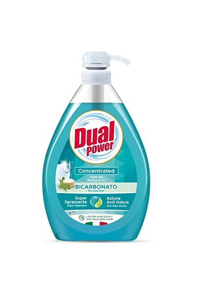 Dual Power Pachet 2 x Detergent de vase cu bicarbonat de sodiu și salvie 2x10...