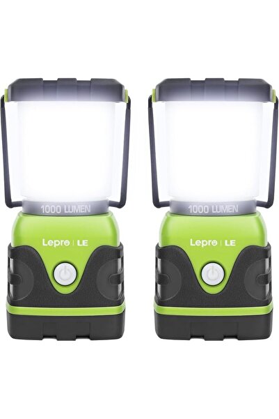 LEPRO فانوس تخييم LED يعمل بالبطارية بقوة 1000 لومن، إضاءة خيمة مقاومة للماء ...