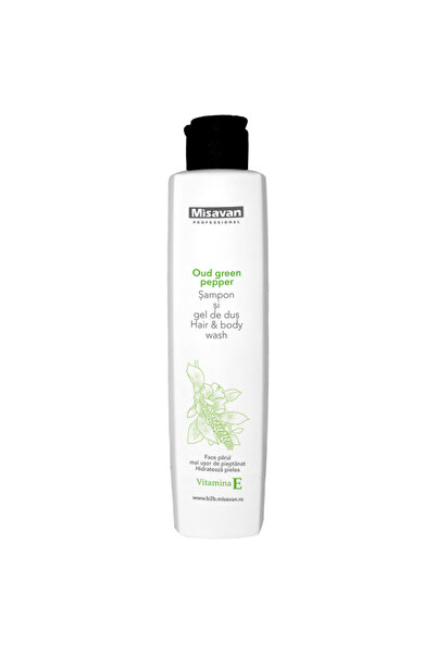 Misavan Rezerva Sampon si gel de dus hotelier Green Pepper 250ml
