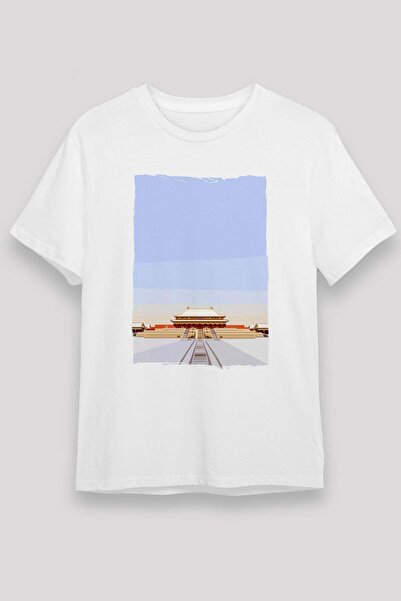 Darkhane Forbidden City White Unisex T-Shirt T-Shirt
