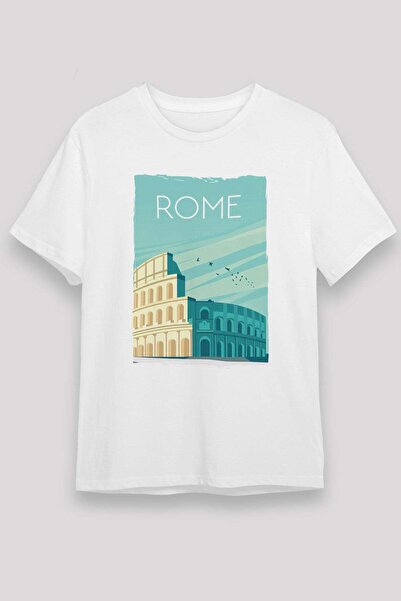 Darkhane Colosseum White Unisex T-Shirt T-Shirt