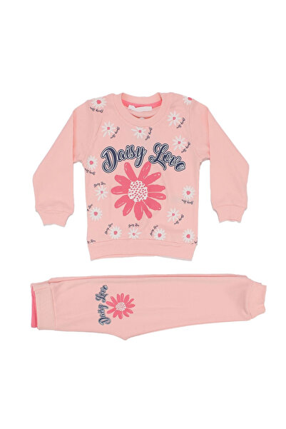 bebegen Girl's Powder Daisy Love Daisy Printed Set of 2