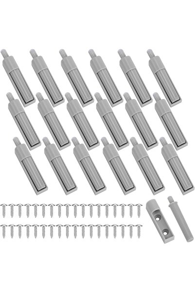 KASTWAVE 18 Pcs Soft Close Door Dampers with Screws, Removable Rubber Head Ca...