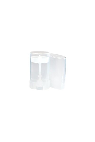 Ellemental Translucent Oval Stick Container, 15 ml