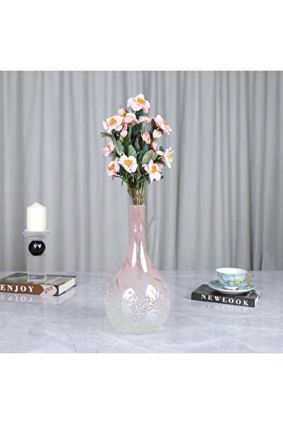 Al Hadaya Mall Elegant and modern design glass vase - colored - 4x33cm