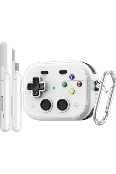 KASTWAVE Protective Case for AirPods Pro 3 (2025) with Secure Lock Clip, Game...