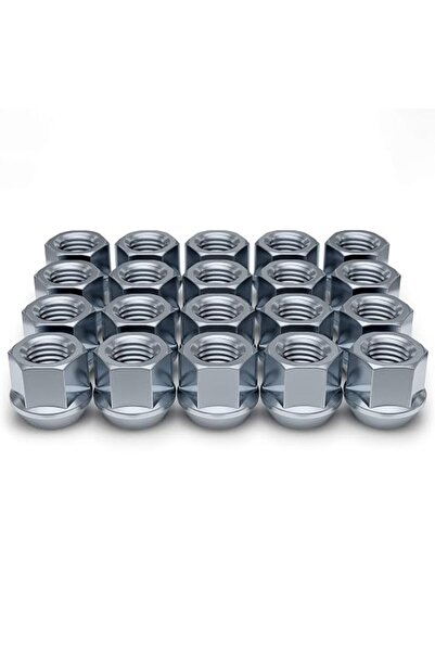White Knight 1/2"-20 Thread Lug Nuts for Aftermarket or Factory Wheels - 20 C...