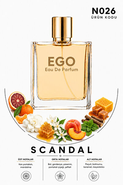 egoparfüm N026 - Scandal 50 ml edp kalite kadın parfüm