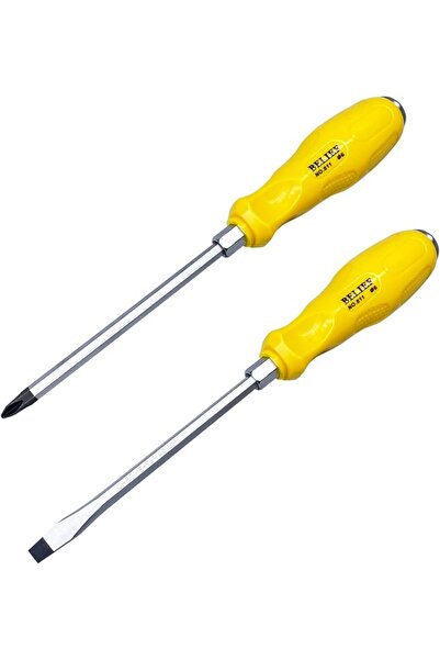 YALINAYAK Yalin 2-Piece Professional Screwdriver Set, 1 Phillips and 1 Flat H...