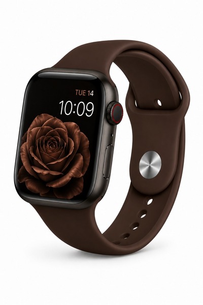 Alstrap Apple Watch 11-10(42mm) 9 8 7 (41mm) 6 5 4 SE(40mm) Uyumlu Silikon Ko...