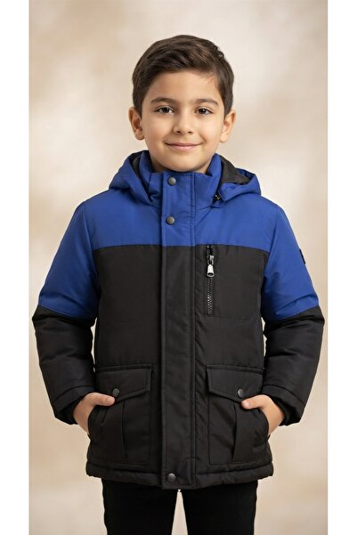 PIQUE Children's Coat Children's Softshell Coat with Detachable Hood and Prin...