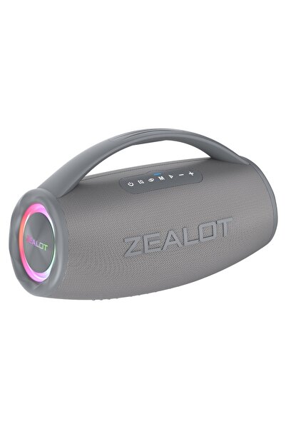 zealot Boxă portabilă wireless, S97, 80W, Lumini RGB, Rezistentă la apă, Blue...