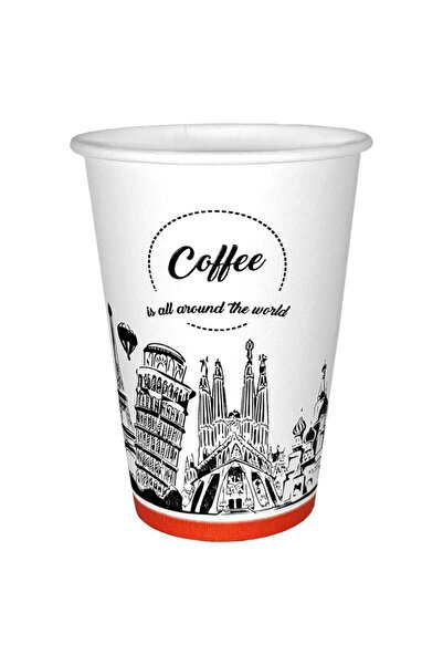 Misavan Pahare carton 7Oz Vending, Coffee world, 200ml, 50 buc/set