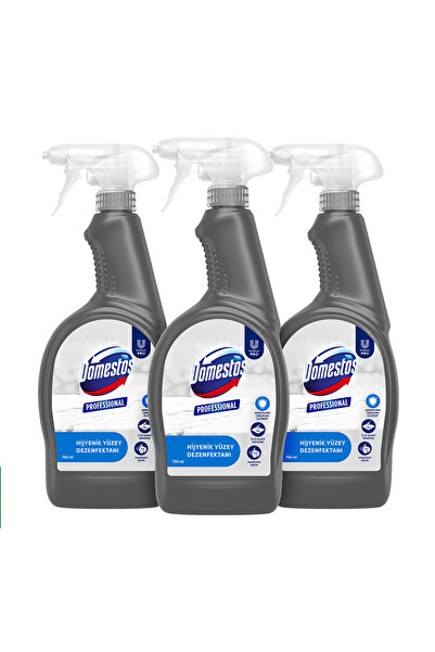 Domestos Professional Hijyenik Yüzey Dezenfektanı 750 ml x3