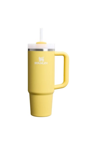 Stanley Quencher H2.O Flowstate Tumbler Thermos with Straw 0.89 Lt Daffodil