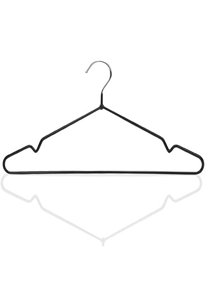 Feelings METAL HANGER PVC COATED 10PCS SET 40CM Suit Hanger Cloth Hangers Met...