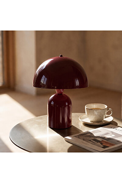 BY-LAMP Soho Bordo Metal Masa Lambası | ByLamp