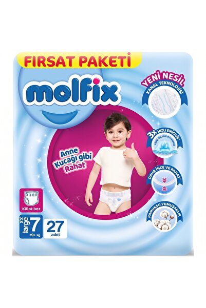 Molfix Bebek Bezi 7 Numara Külot Bez