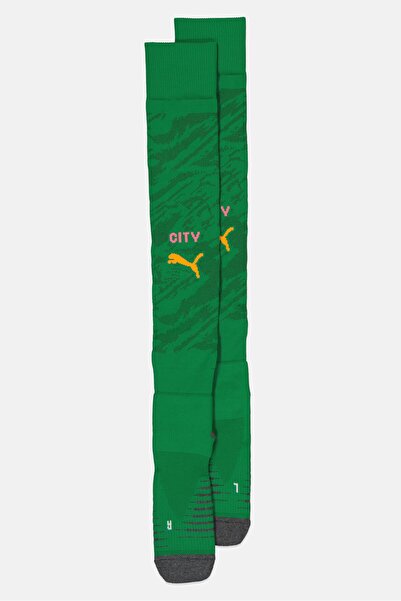 Puma Men Manchester City Football Sock, Green