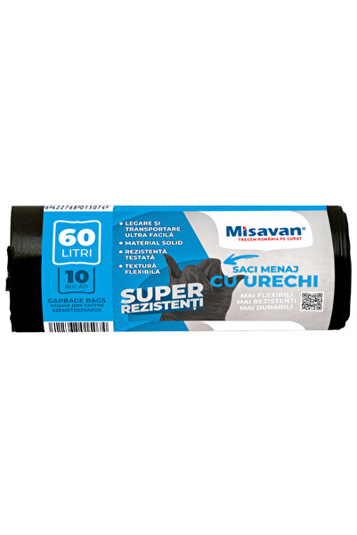 Misavan Saci menajeri 60l, 10 buc, negri