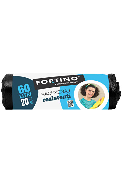 Misavan Saci menajeri Fortino 60l, 20buc/set, negri