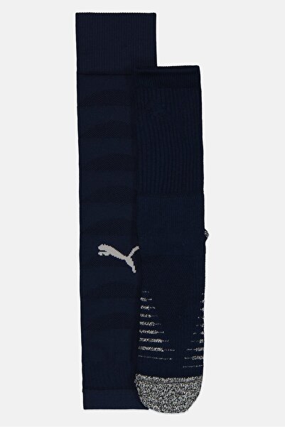Puma Men 1 Pair Brand Logo Football Knee-High Socks, Deep Navy