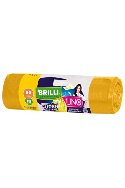 Misavan Saci menajeri Uno, Brilli, 60l, 10 buc/set, galbeni